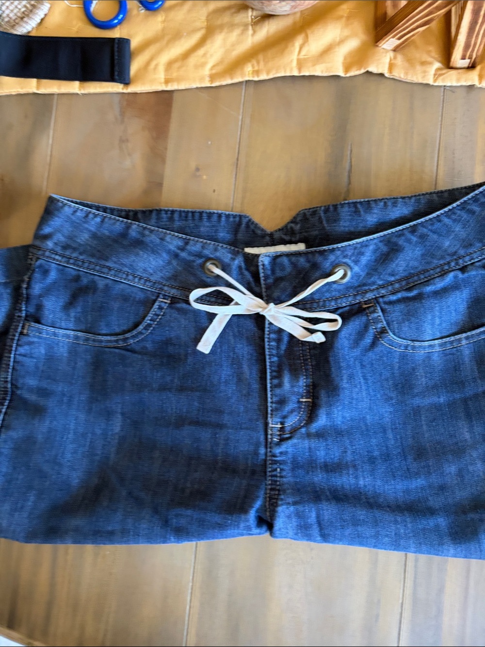 Merona Denim Drawstring Waist Shorts
